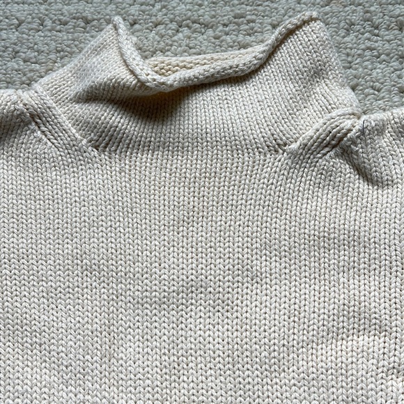 J. Crew Always 1988 Cotton Rollneck Sweater in Cream XXS - Picture 5 of 13